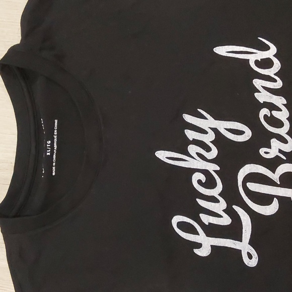 Lucky Brand T-shirt Black XL - Picture 9 of 10